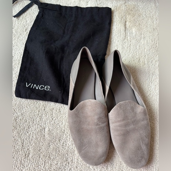 VINCE
Marley Suede & Leather Loafer Flats - Picture 2 of 12